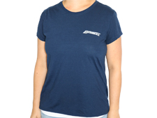 Brent Ladies Navy Short Sleeve T-Shirt