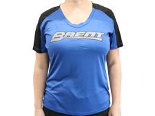 Brent Ladies’ Sleeve-Blocked V-Neck Tee