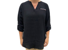 Unverferth Corporate Black Tunic Blouse