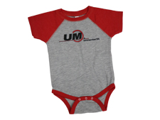 Infant UM Brand Baseball Jersey Bodysuit