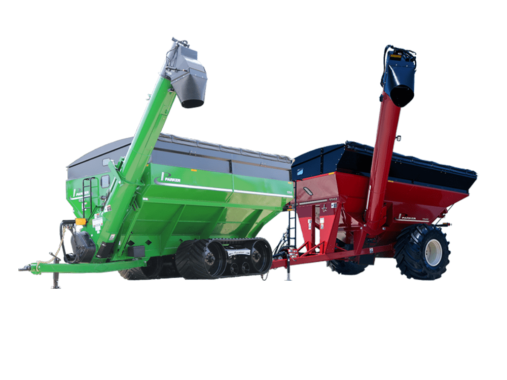 Parker Farm Equipment Grain Carts, Farm Trade Show, Agriculture Trade Show