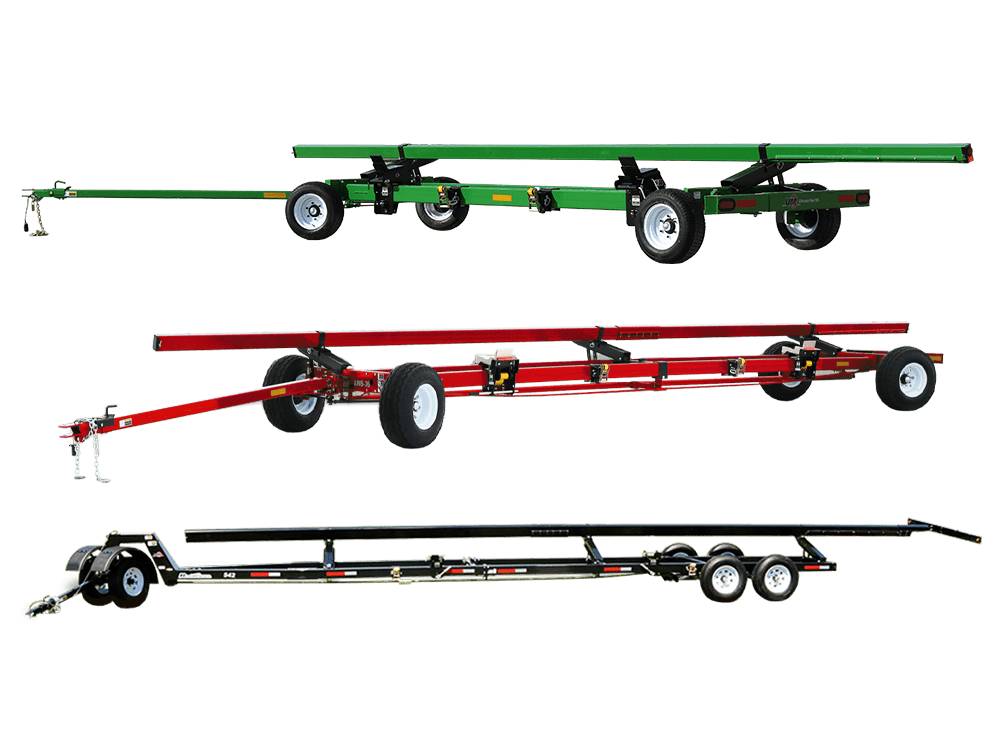 Unverferth Farm Equipment Header Transports, Farm Trade Show, Agriculture Trade Show